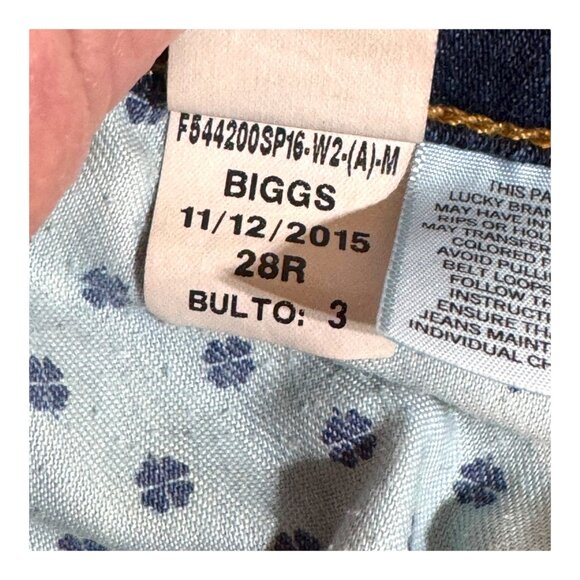 Lucky Brand Sweet Straight Medium Wash Denim Jeans Handcrafted Los Angeles Y2K - Picture 10 of 10